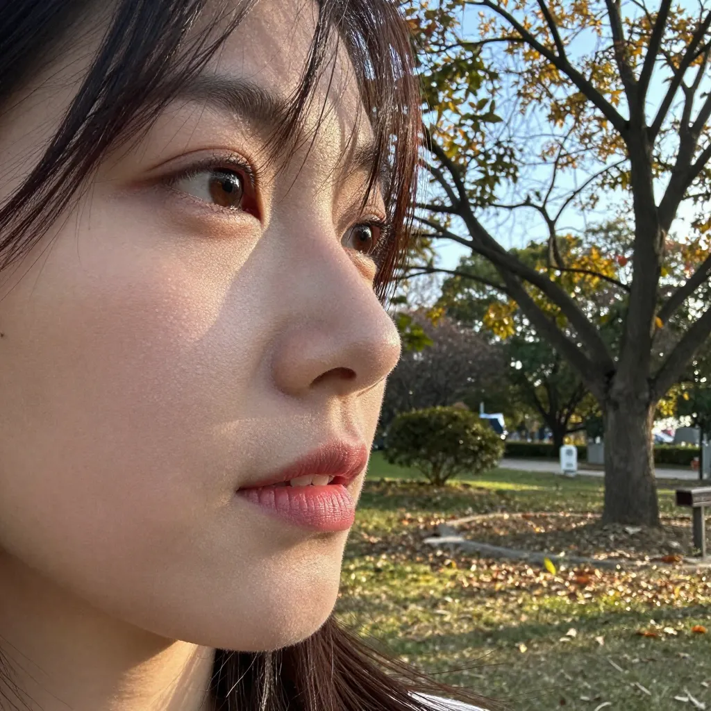 visible skin pores