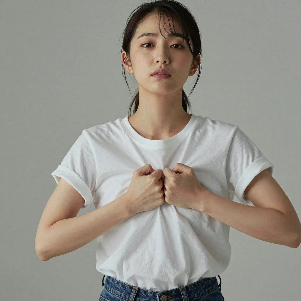 【実験】衣服のテンション表現検証｜tight・form-fitting・strainingで布の張り具合を比較