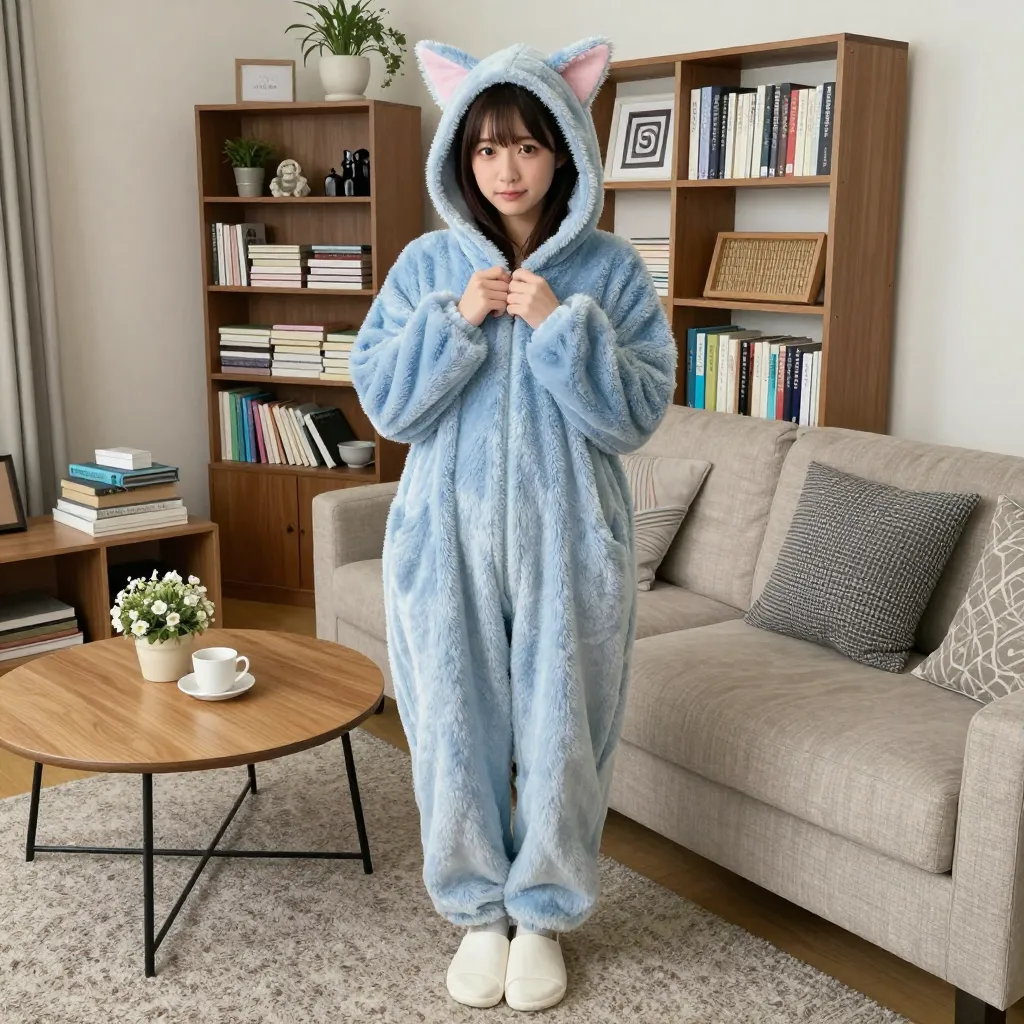【実験】着ぐるみ検証 ── kigurumi / animal onesie / bear kigurumi / cat kigurumi の出力差と素肌表現