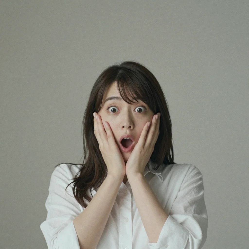 【実験】びっくり目・目が飛び出る表現プロンプト｜10条件・30枚で検証