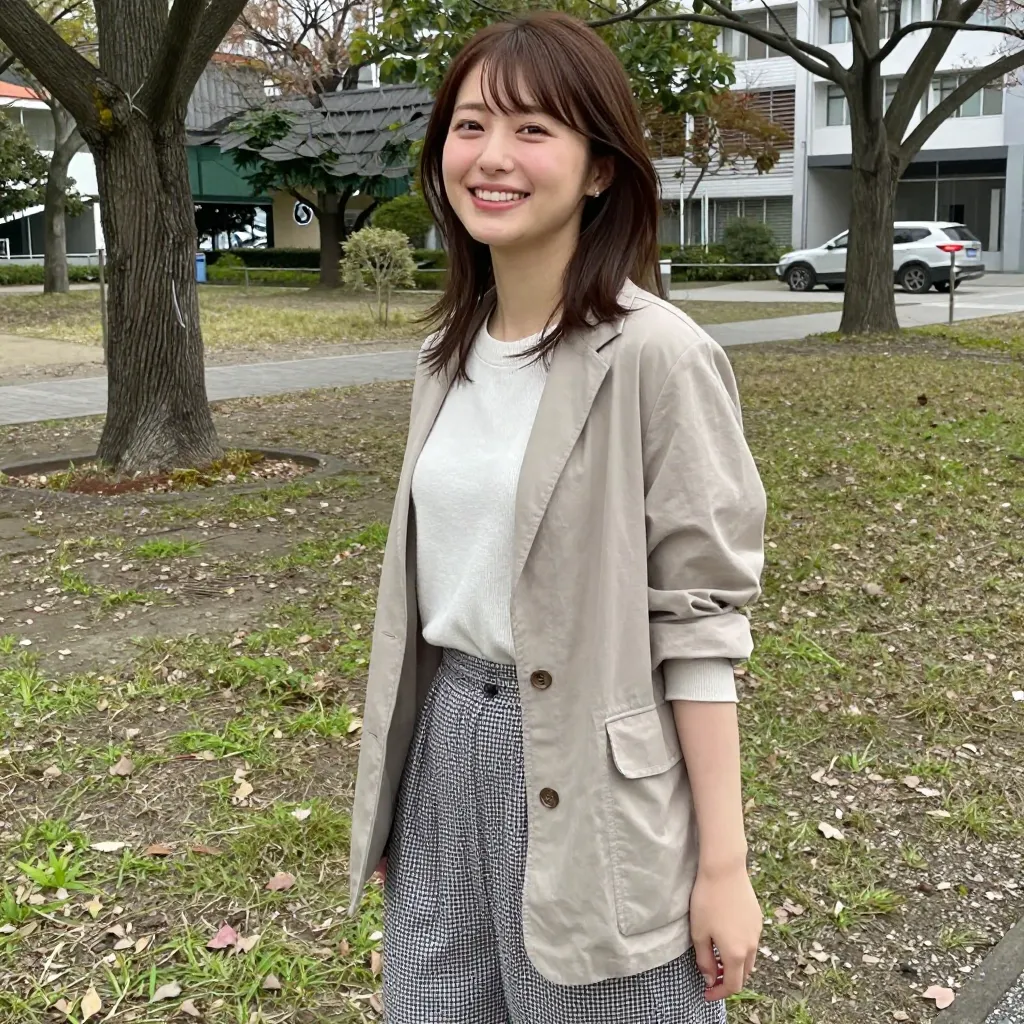 smiling